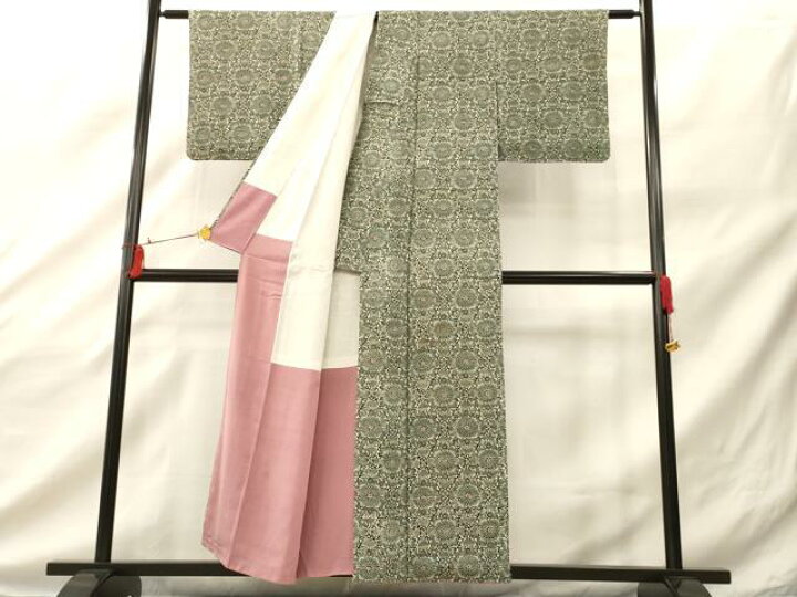 楽天市場】平和屋着物□上質な小紋 型染め 舞花文 正絹 逸品  