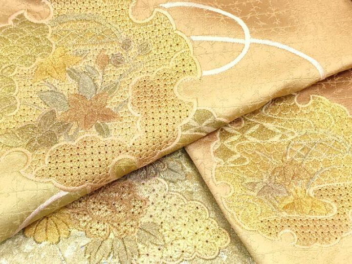 平和屋着物○中国三大刺繍 スワトウ刺繍 汕頭刺繍 総刺繍 色留袖 洋花 