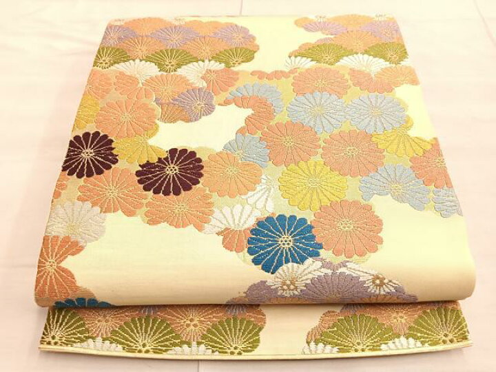 楽天市場】平和屋着物◎六通柄袋帯 松菊雲取文 金糸 正絹 逸品  