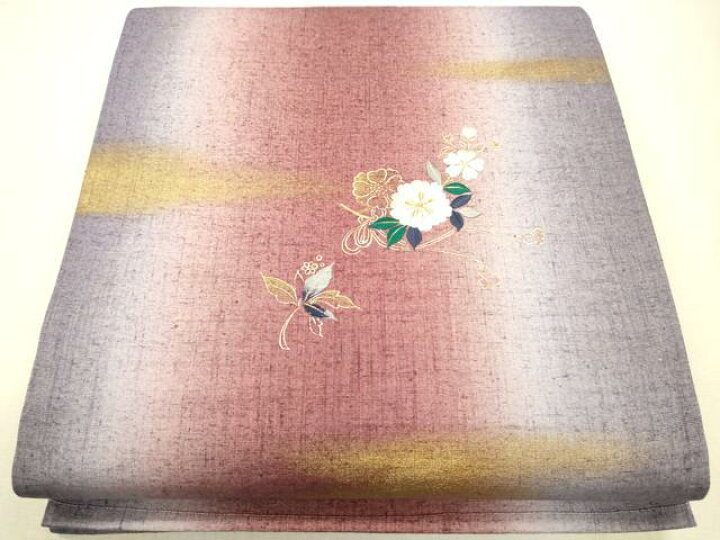 楽天市場】平和屋着物○太鼓柄袋帯 紬地 刺繍 霞草花文 金彩 正絹 逸品 