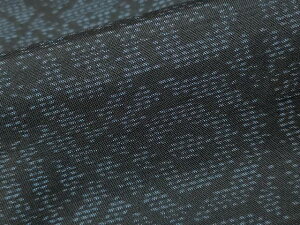 平和屋着物■本場大島紬 泥染め 吉祥文 三越扱い 正絹 逸品 CAAN0097ev