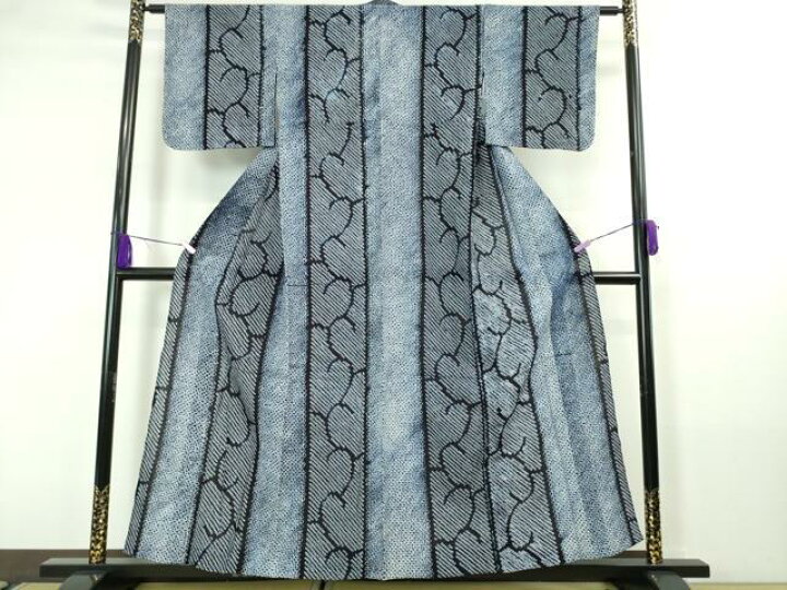 楽天市場】平和屋本店□極上 夏物 浴衣 有松鳴海絞り 唐草間道 綿 逸品  