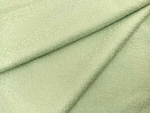 平和屋着物▽上質な色無地 単衣 紋意匠 夏虫色 正絹 逸品 BAAT1157hv