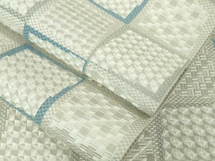 楽天市場】平和屋本店□極上 本場筑前博多織 八寸名古屋帯 変わり市松  