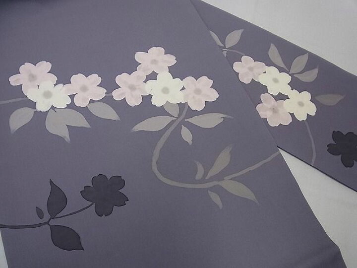 平和屋本店□極上 白木周生 九寸名古屋帯 手描糸目染帯 糸車花文 飴色  