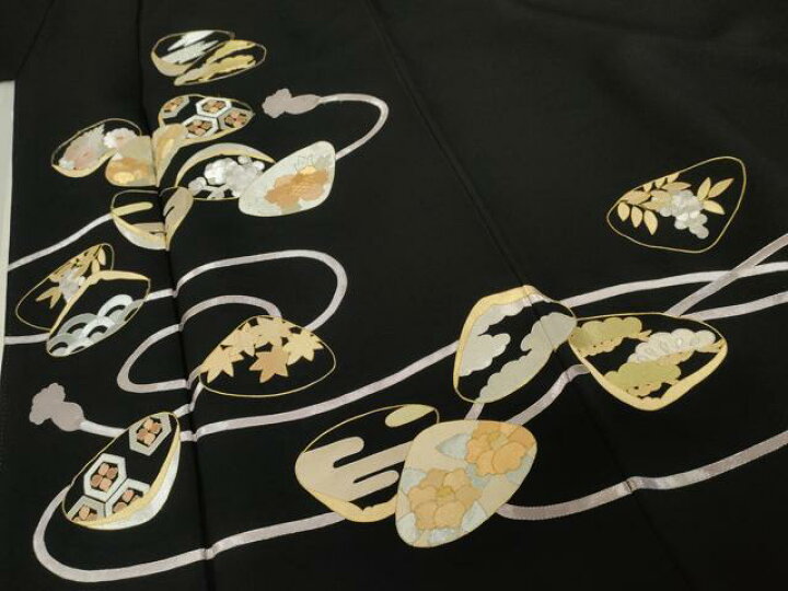 楽天市場】平和屋着物○皇室献上作家 野村静枝 佐賀錦 黒留袖 駒刺繍 