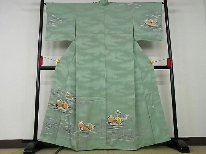 楽天市場】平和屋-こころ店□極上 人間国宝・羽田登喜男 訪問着 鴛鴦 7 
