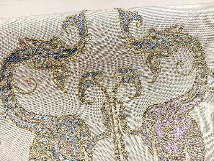 楽天市場】平和屋本店□極上 最高級 龍村平蔵製 太鼓柄 本袋帯 玲龍磚  