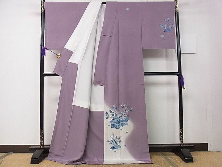 楽天市場】平和屋1□極上 人間国宝 五代 田畑喜八 訪問着 駒刺繍 御所 