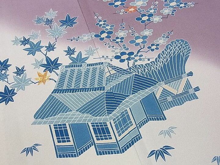 楽天市場】平和屋1□極上 人間国宝 五代 田畑喜八 訪問着 駒刺繍 御所  