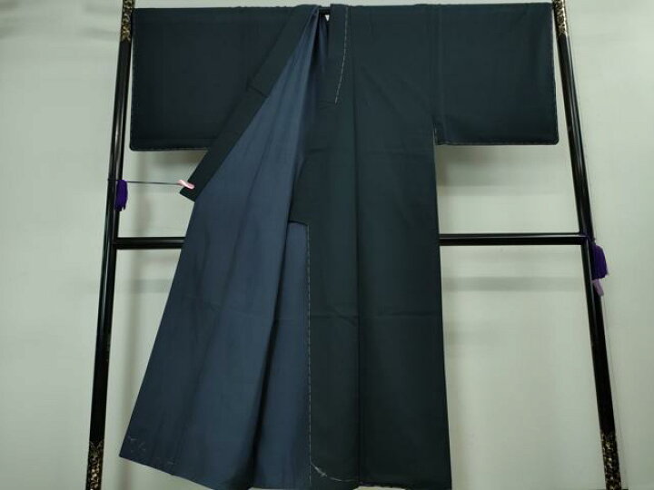 楽天市場】平和屋本店□極上 男性 西陣 鳥居良 茶喜謹製 お召 留紺色  