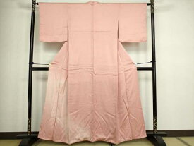 平和屋着物■色留訪問着　鏡裏花文　暈し染め　正絹　逸品　DABC0163sf