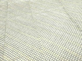 平和屋着物■上質な小紋　総絞り　菱文　正絹　逸品　DABC0161sf