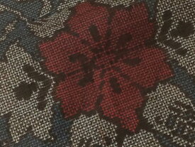 平和屋着物■本場大島紬　7マルキ　花唐草文　正絹　逸品　CABC0529ev