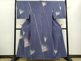 平和屋着物■訪問着　峰山作　枝梅文　たたき染め　正絹　逸品　CABD0937ze