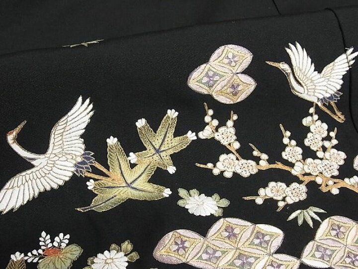 楽天市場】平和屋-こころ店□豪華黒留袖 中国三大刺繍 汕頭刺繍  