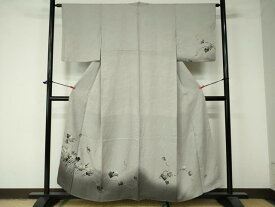 平和屋着物■訪問着　蔦の葉文　暈し染め　金銀彩　正絹　逸品　DAAT7558ob