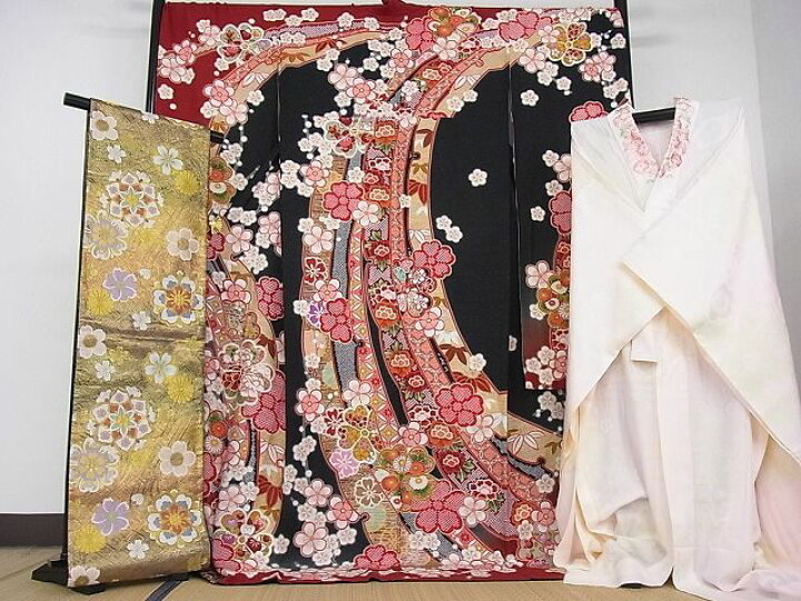 楽天市場】平和屋-こころ店□極上 振袖・長襦袢・袋帯セット 舞花文 暈  