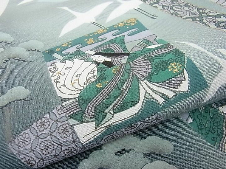 正絹訪問着英王室献上作家木下勝功作京友禅金銀駒刺繍暈し染分け豪華