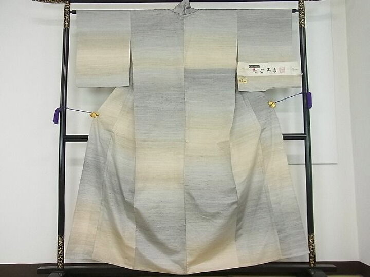 楽天市場】平和屋1□極上 紅花紬 米沢 単衣 紅ごろも 白根沢 証紙付き  