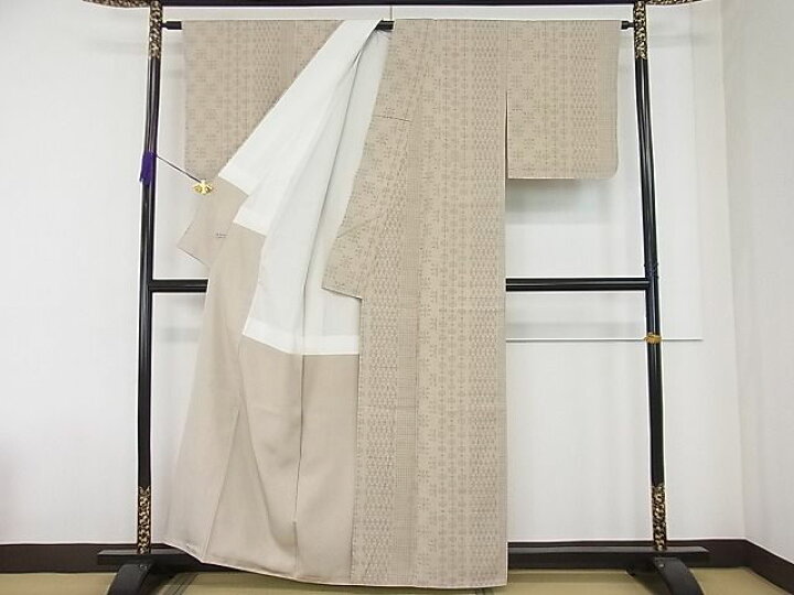 楽天市場】平和屋1□極上 本場結城紬 重要無形文化財 100亀甲 吉祥文  