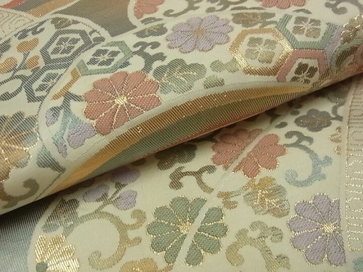 楽天市場】平和屋着物□六通柄袋帯 吉祥花唐草文 金糸 逸品 ga1962 