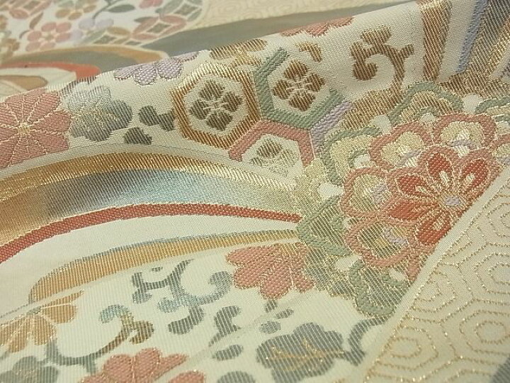 楽天市場】平和屋着物□六通柄袋帯 吉祥花唐草文 金糸 逸品 ga1962 