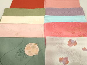 平和屋着物★和装小物 上質な帯揚げ 10枚セット 逸品 DAAM7530qa