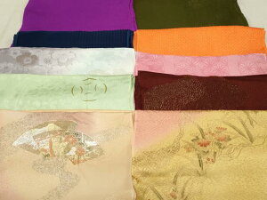 平和屋着物★和装小物 上質な帯揚げ 10枚セット 逸品 DAAM7532qa