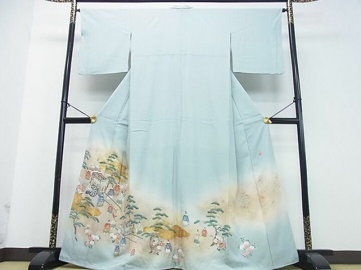 楽天市場】平和屋2□豪華色留袖 作家物 御所車人物花文 暈し染め 金彩 