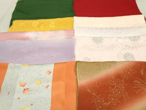 平和屋着物★和装小物 上質な帯揚げ 10枚セット 逸品 DAAM7536qa