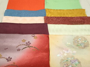 平和屋着物★和装小物 上質な帯揚げ 10枚セット 逸品 DAAM7537qa