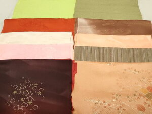 平和屋着物★和装小物 上質な帯揚げ 10枚セット 逸品 DAAM7539qa