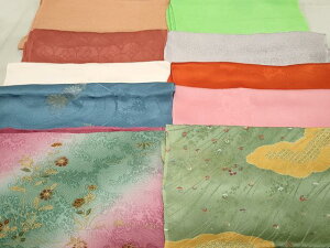 平和屋着物★和装小物 上質な帯揚げ 10枚セット 逸品 DAAM7538qa