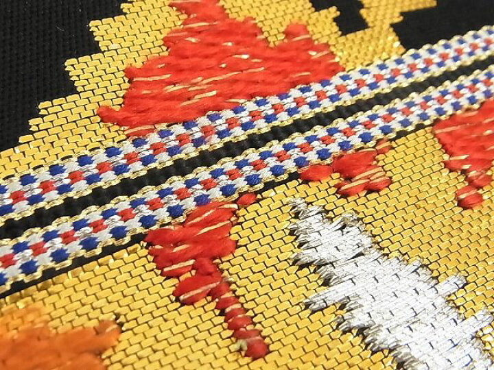 楽天市場】平和屋-こころ店□最高級 龍村平蔵製 本袋帯 モール一房文  