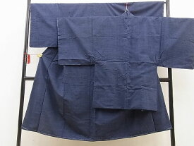 平和屋野田店■男性　紬　アンサンブル　絣文様　逸品　未使用　n-ne3427