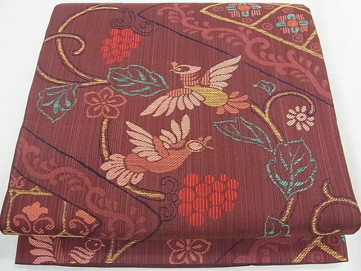楽天市場】平和屋1◎六通柄 本袋帯 瑞匠紬 鳳凰花唐草文 逸品 