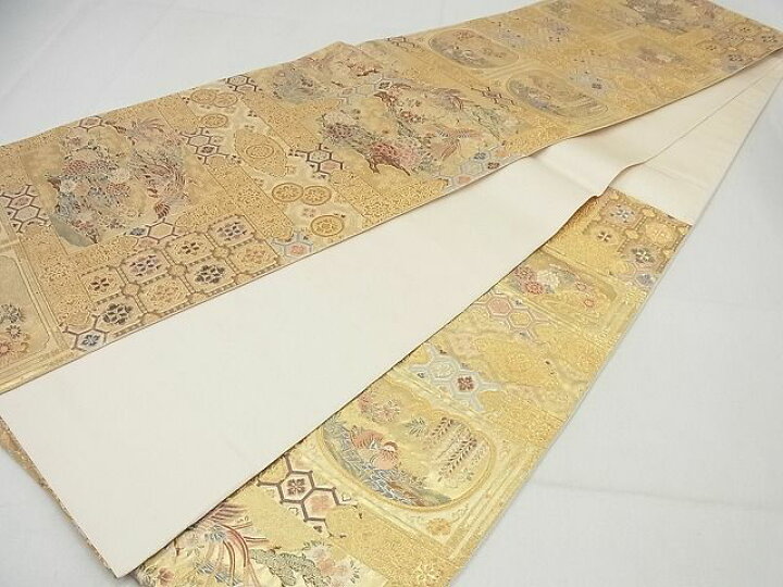 楽天市場】平和屋1□極上 六通柄袋帯 唐織 東照宮格天井文 金糸 逸品 