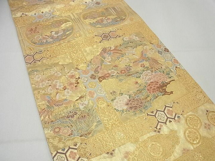 楽天市場】平和屋1□極上 六通柄袋帯 唐織 東照宮格天井文 金糸 逸品 