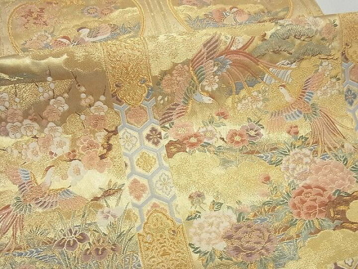 楽天市場】平和屋1□極上 六通柄袋帯 唐織 東照宮格天井文 金糸 逸品 