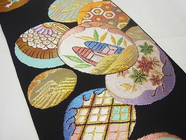 楽天市場】平和屋1□極上 西陣 環美術織物 六通柄 本袋帯 宮貴貝尽文  