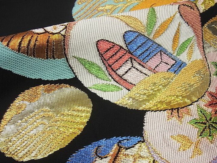 楽天市場】平和屋1□極上 西陣 環美術織物 六通柄 本袋帯 宮貴貝尽文  