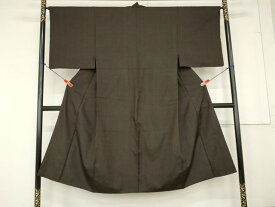 平和屋着物■男性　お召　正絹　逸品　AAAW8174ma