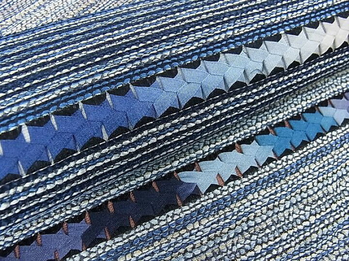 楽天市場】平和屋2□極上 天然藍 阿波藍 藍染 堤悌一 六通太鼓柄袋帯  