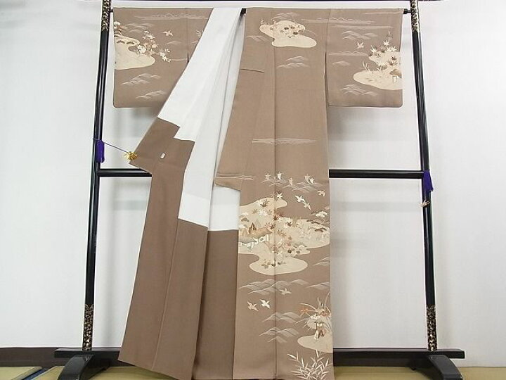 楽天市場】平和屋2□極上 創業460年・千總 訪問着 駒刺繍 御所解吉祥花  