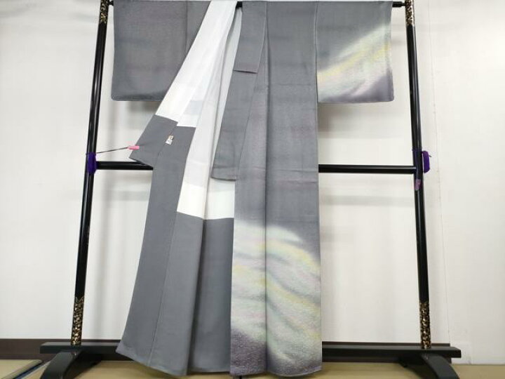 楽天市場】平和屋本店□極上 久保田一竹 幻の辻が花 訪問着 鳳凰笹地紋  