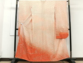 平和屋着物■豪華振袖　総絞り　草花文　暈し染め　正絹　逸品　CAAT6674xi