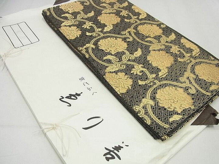 楽天市場】平和屋1□極上 洛風林 工芸帯地 六通柄袋帯 花唐草文 ゑり善 
