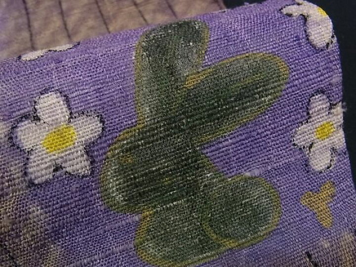 楽天市場】平和屋本店□希少 染色作家 山本由季 九寸名古屋帯 紬地 兎  