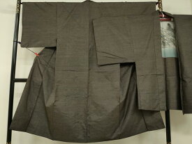 平和屋着物■男性　本場大島紬　アンサンブル　長羽織　絣文様　正絹　逸品　DAAT4521qp